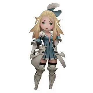 Bravely Second - Edea, New Asterisks Art and Screenshots - N