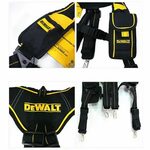 Dewalt Pro Work Tool Belt Mobile Pouch Adjustable Suspender 