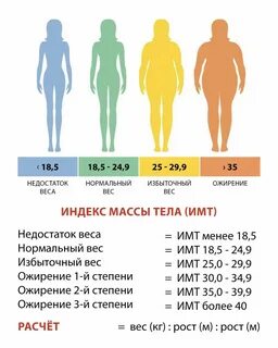 Калькулятор индекса массы тела (имт): рассчитать по росту и 