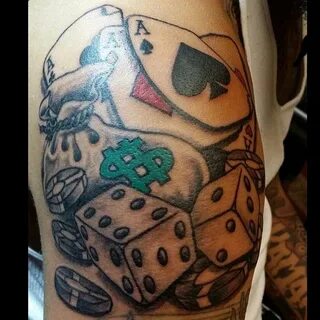 Money Bag Tattoos Top the dice tattoo images for pinterest t