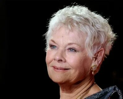 Judi Dench Beautiful hairstyles Judi dench, Hair styles, Hai