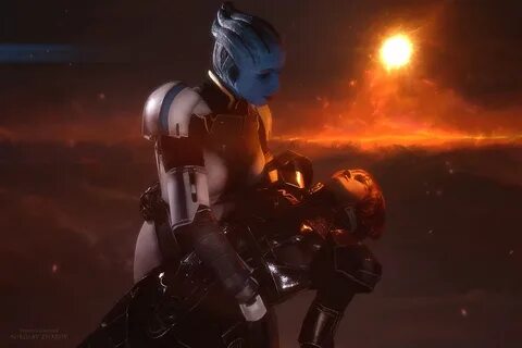 Liara Me косплей Me персонажи Me фанатское Mass Effect - Mob