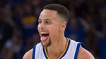 Steph Curry / Steph Curry battles through dislocated finger,