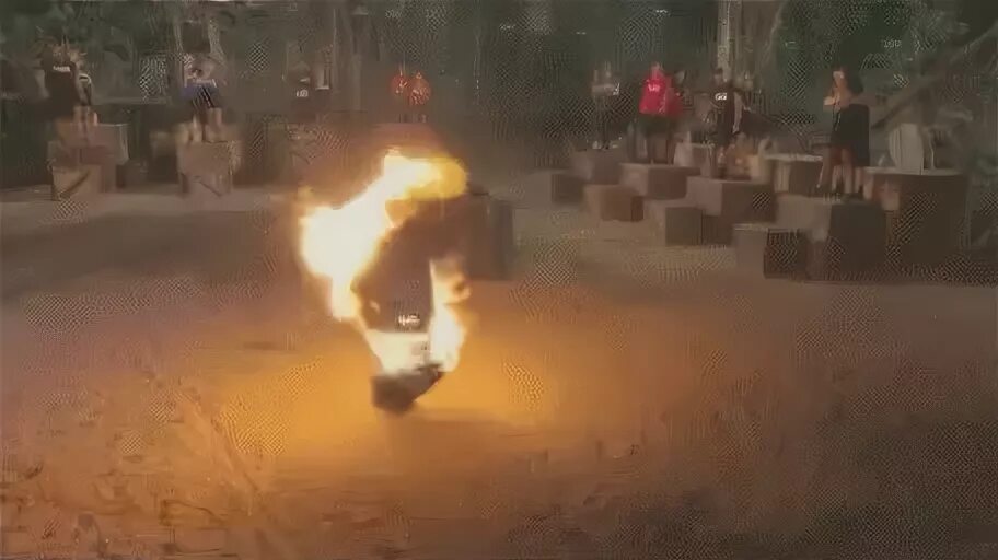 The Challenge Challege GIF - The Challenge Fire Pit MTV - Di