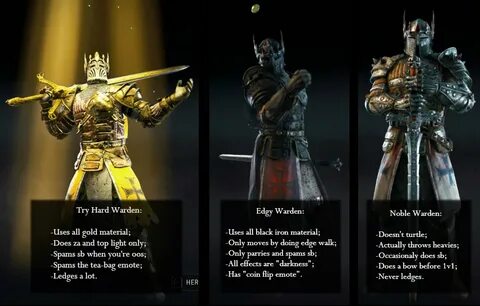 For Honor Warden Guide / For Honor Warden Guide Gear Builds 