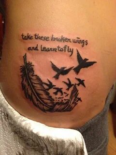 Take these broken wings and learn to fly. #tattoo #thebeatle