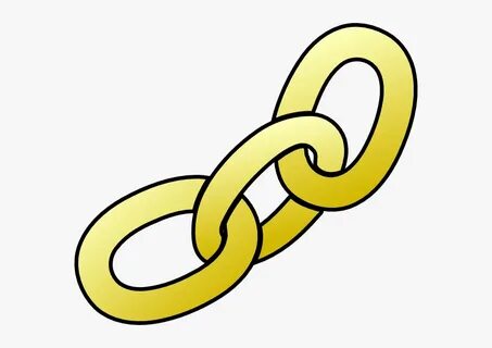 Gold Chain Clip Art At Clker - Link Clipart, HD Png Download