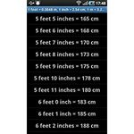 5 feet 1 inch in cm Centimeters to Feet and Inches Conversio