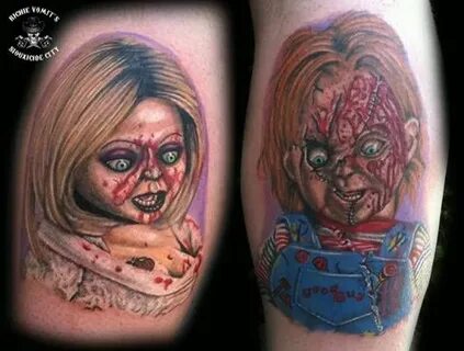 bride of chucky tattoo designs Horror tattoo, Chucky tattoo,