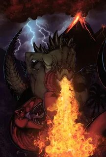 Christian's tweet - "Marvel Godzilla Vs Devil Dinosaur #godz