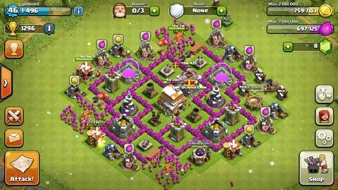 Clash of Clan Bases--COC bases (Town-hall 5,6,7,8) - Gaming 