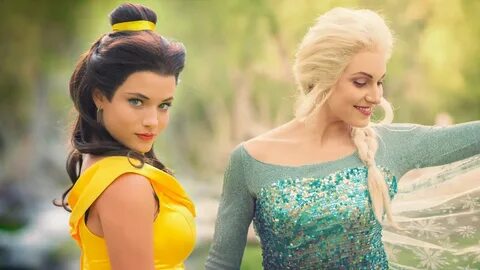 DISNEY PRINCESS DANCE BATTLE - BELLE vs ELSA // Scott DW - Y