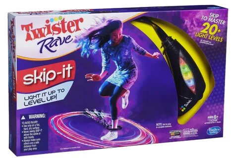 Keep your kids happy with the Twister Rave Skip-It