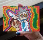 Rick And Morty Stoner Drawing / Rick and Morty Desenhos psic