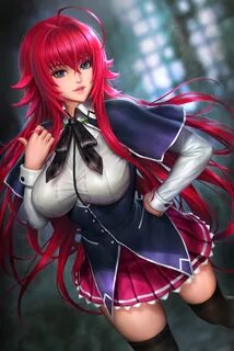 Wallpaper : Gremory Rias, anime girls, High School DxD, fant