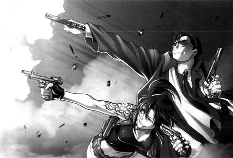 Chang and Revy from the Manga Classic Black Lagoon. Black la