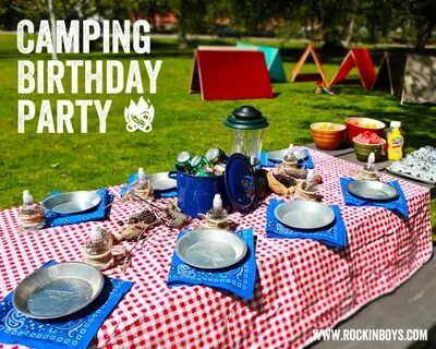 Boys Camping Parties We Adore! - B. Lovely Events Camping bi