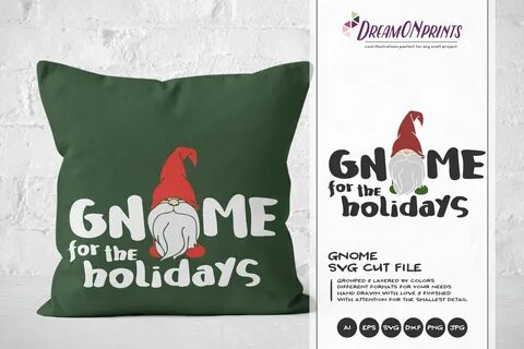 Gnome for the Holidays Christmas Gnomes SVG (275504) SVGs De