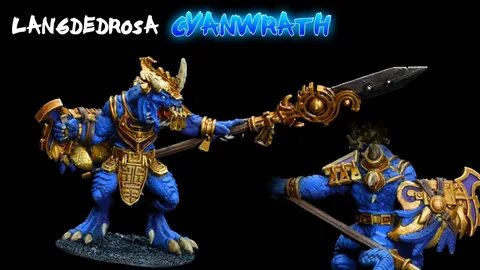 Langdedrosa Cyanwrath - Dungeons and Dragons Miniature and L