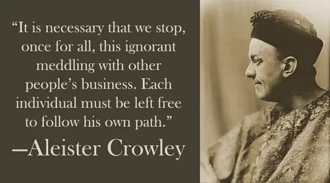 #crowley Crowley quotes, Aleister crowley, Crowley