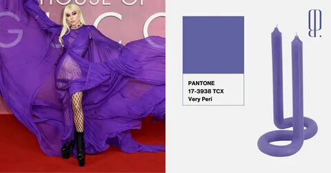 Главный цвет 2022 года - Very Peri, сложный синий с фиолетов