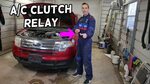 FORD EDGE AC COMPRESSOR CLUTCH RELAY LOCATION REPLACEMENT. A