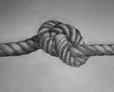 Image result for how to draw a knot with rope Rope drawing, 