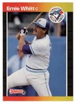 Ernie Whitt - OFFicial Toronto Blue Jays Card 1989 Baseball 