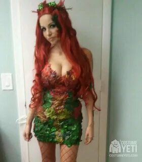 Poison Ivy Costume (Made from Fake Plants and a Glue Gun)
