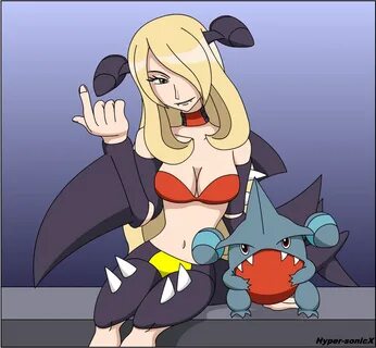 Cynthia's Sexy Garchomp Cosplay by LucarioShirona on Deviant