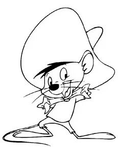 Drawings Speedy Gonzales (Cartoons) - Printable coloring pag