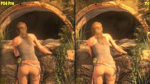 Rise Of The Tomb Raider PS4 Pro Enriched Visuals Vs Pc Graph