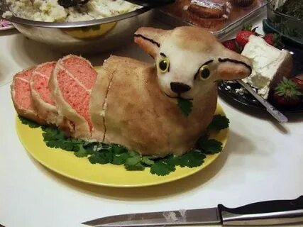 Oh, deer! Or, is it supposed to be Lamb Chop? Things that br