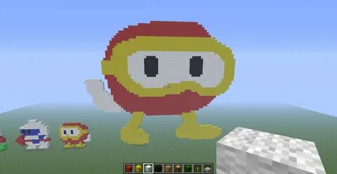 Dig Dug Pixel Art Minecraft Project All in one Photos