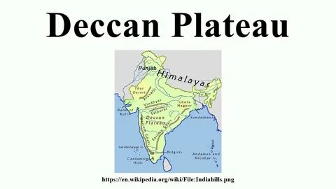 Deccan Plateau Map : 21) how is the latitudinal spread ofwri
