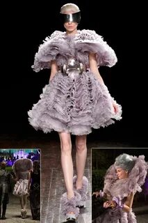 McQueen lavender dress #HungerGames Effie Trinket Mcqueen co