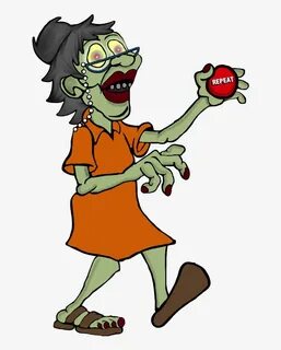 Cartoon - Zombie Librarian Clipart - 663x969 PNG Download - 