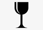 Wine Cup Vector - Bread And Wine Silhouette Png - Free Trans