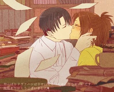 Safebooru - 1boy 1girl ascot blurry blush book bookshelf chi