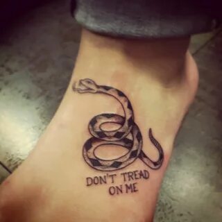 Don't tread on me tattoo Artsy tattoos, Tattoos, Traditional