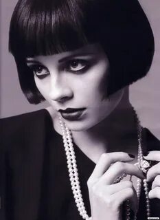 louise Louise brooks, Short hair styles, Vintage hairstyles