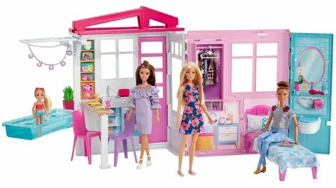 Barbie кукольный домик FXG54 купить в Москве в интернет-мага