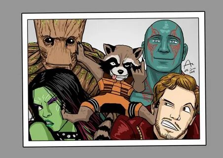 Happy Family by Fandias Guardians of the galaxy, Marvel art,