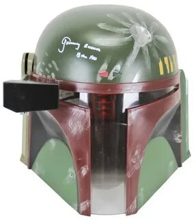 Jeremy Bulloch Star Wars Autographed Signed Boba Fett Helmet