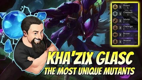 Kha'Zix Glasc - The most unique Mutants TFT Neon Nights Team