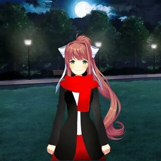 Monika Ddlc Full Body Sprite 13 Images - Casual Monika Oc Wh