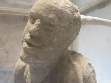 Pompeii - Dead Man Cast of a body in pompeii scruff monkey F