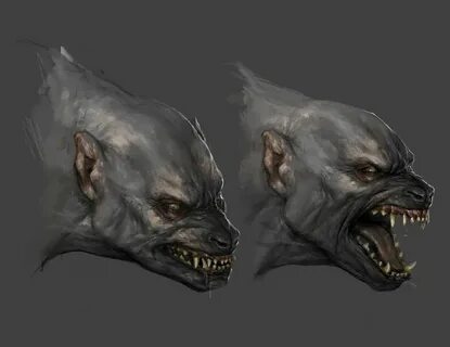 Werewolf art, Monster concept art, Concept art