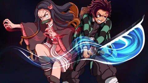 ArtStation - Nezuko and Tanjiro (Demon Slayer)