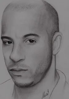 vin diesel drawings VIN DIESEL by karakalem-musa Realistic Pencil Drawings...